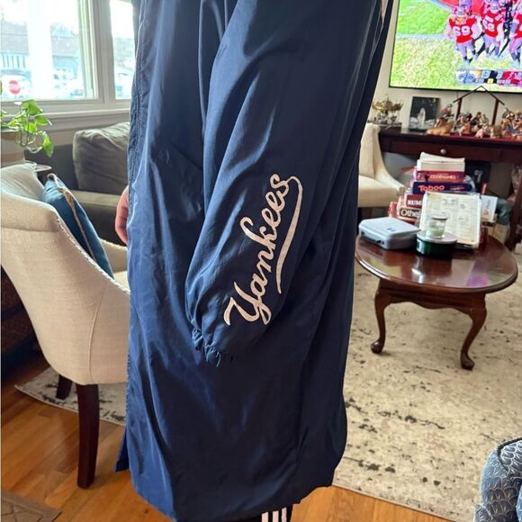 Yankees Coat Long jacket Adidas Windbreaker - Picture 10 of 11